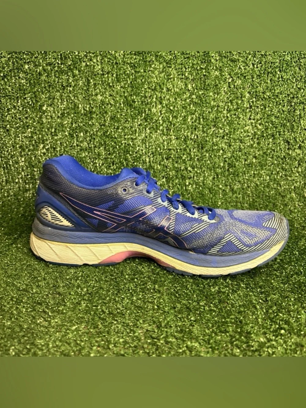 ASICS Gel-Nimbus 19‎ Women's Running Athletic Sneakers T750N Blue Size 8.5